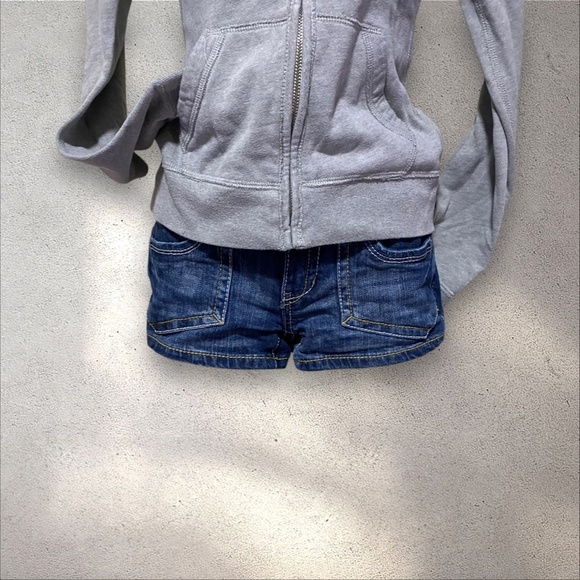 Vtg Abercrombie & Fitch Grey Zip Up Hoodie - Picture 4 of 7